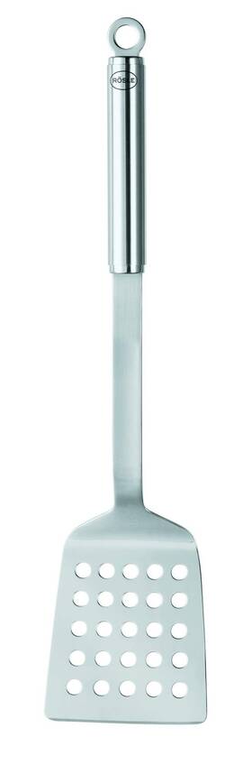 Rö Sle 25050 Stainless Steel 18-inch Perforated Barbeque Turner Matte Handle