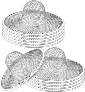 Rainmae 313101342321 10pcs Mesh Sink Strainer 2.75 Inch Top/1 Stainless Steel Slop Basket Filter Trap