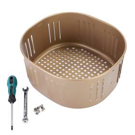 Ramlly 784134889259 Air Fryer Replacement Basket For Power Xl 5.3qt Gowise U