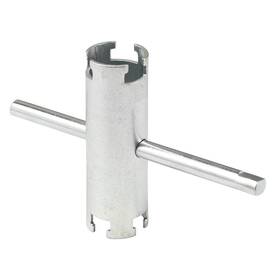 Rp77343 Rapid Repair 018418002493 Primeline Basket Strainer Wrench Chrome Plated Steel Single Pack