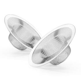 Ravcon 710154735870 2pcs Kitchen Sink Strainer Mesh Stainless Steel Drain Basket Fi