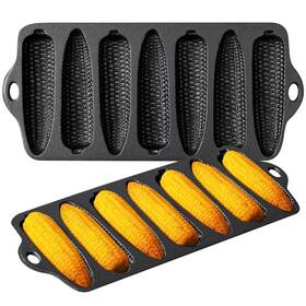 B0fbfpt6fh Reallnaive 2 Pcs Cast Iron Corn Stick Pan Bread Molds With 7 Corncob Sticks B0fbfpt6fh Reallnaive 2 Pcs Cast Iron Corn Stick Pan Bread Molds With 7 Corncob Sticks