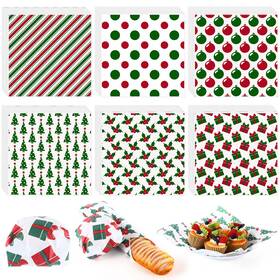 B0fhhhnzn6 Reallnaive 600 Pcs Christmas Gift Wax Paper Sheets 12 X Inch Parchment Deli T