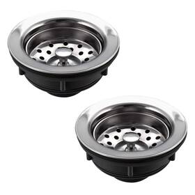 Recpro 193652004349 Rv Sink Basket Strainer Stainless Steel 3 1/2 Inch 2 Pack