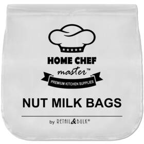Retailandbulk 618020833739 Large Nut Milk Bag - 12x12 Inches Certified Food Grade Nylon 200 Micron F Inch