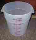 10076455951584 Rfs22pp190 Cambro 22 Qt Round Translucent Food Storage Containers 6 Per Box