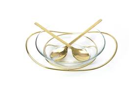 372391 Rigeli Regent 18/10 Contempo Chromeplated 9.8 Inch 25cm Salad Bowl With Stainless