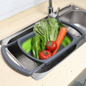 Roaming Cooking 756839734509 Collapsible Over Sink Colander Combo Pack