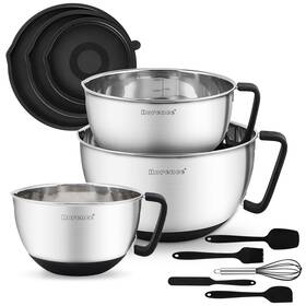 B0cxpr5zy2 Rorence Stainless Steel Mixing Bowls Metal Bowl Set With Lids And Handle