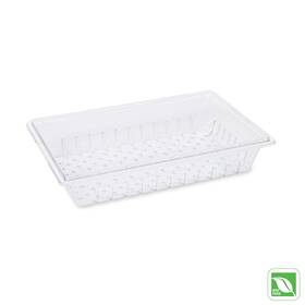 Fg330300clr Rubbermaid Clear Colander / Drain Tray For Food Box Fg330300clr Rubbermaid Clear Colander / Drain Tray For Food Box