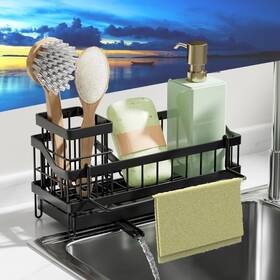 Bhuy-026981123 Ruidely Sponge Holder For Kitchen Sink 304 Stainless Steel Rustproof Or