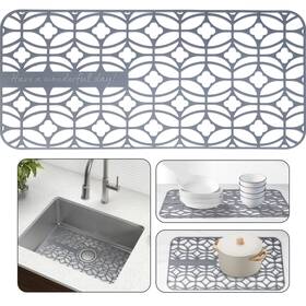 Rsk-15 Rusiky Sink Protectors For Kitchen 28.7 Inch X 14.17 Silicone Mats Bottom Of Stainless