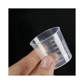 Ryandesign 768924551205 Bpa-free 30ml 1oz Liquid Measuring Cups 10-pack - 30 Milliliter Clear