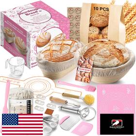 B0fh6qylrw Rytoxilo Sourdough Starter Kit 18 Pcs Sour Dough Bread Baking Supplies Kits For