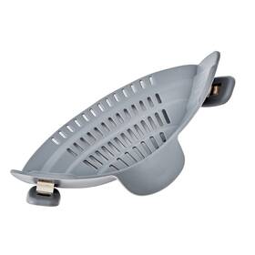 S&f Homes 198715568967 Silicone Clip-on Strainer For All Pots And Pans Small Strainerclip-on Food St