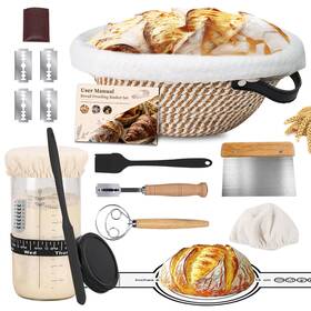 B0f4dj76mh Saicefe Sourdough Starter Kit Banneton Bread Proofing Basket 10inch Round Brea B0f4dj76mh Saicefe Sourdough Starter Kit Banneton Bread Proofing Basket 10inch Round Brea