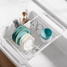 Sa694 Sakugi Stainless Steel Dish Drying Rack For Kitchen Counter Sink Organization And S
