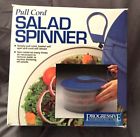 Sala-4cb Progressive International Salad Spinner Pull Cord Vintage New In Box