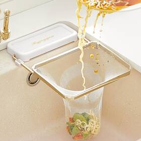 Sk230324scgljtz Sankoly Sink Hanging Drain Basket Stainless Steel Corner Strainer Holder