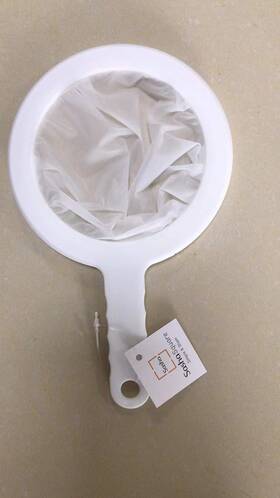 Sasha 744110778526 Kitchen Ultra-fine Nylon Mesh Strainer I Plastic Sieve Fine Filter Spoon Fo