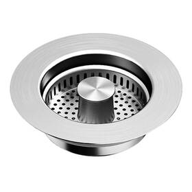 Hf-05505 Sateniafate Kitchen Sink Drain Strainer 304 Stainless Steel 3-in-1 Pop Up Design Anti-
