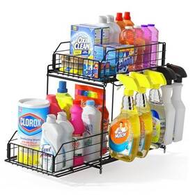 Hm0031 Seg Direct Under Sink Organizer 2 Tier Bathroom Cabinet 10.3 Inch W X 15.6 H Wider 1 Pack