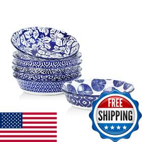 B0fjcscnx8 Selamica Ceramic Mini Pie Pans 6 Inch Dish For Baking Small Plate With