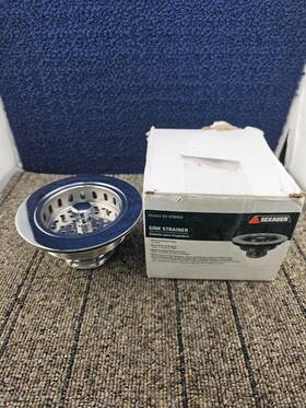 Sx-0700542 Sexauer Heavy-duty Sink Basket Strainer Chrome Plated Brass