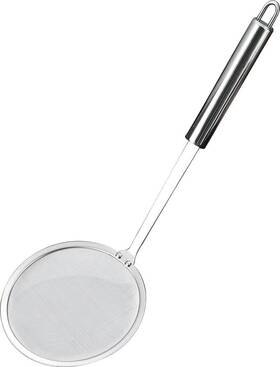 Skimmer-01 Shenweiwl Fat Skimmer Spoon 304 Stainless Steel Fine Mesh Strainer Hot Pot With Handle Of Skimmer-01 Shenweiwl Fat Skimmer Spoon 304 Stainless Steel Fine Mesh Strainer Hot Pot With Handle Of