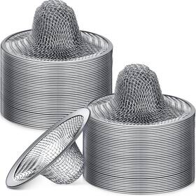 Strainer-54 Shimeyao 100 Pcs 2.75 Mesh Sink Strainers Stainless Steel Drain Strainer Shower D Strainer-54 Shimeyao 100 Pcs 2.75 Mesh Sink Strainers Stainless Steel Drain Strainer Shower D