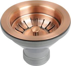 Ak82102 Shop Copper Kitchen Sink Stopper For 3-1/2 Inch Standard Strainer Drain Solid Brass