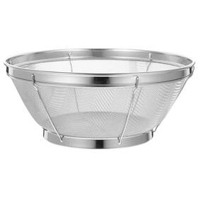 125246175847075 Showeroro Stainless Steel Fine Mesh Colander Strainer Basket Ideal For Washing Rice 1 Pc