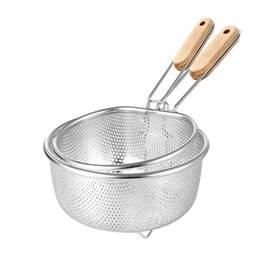 D-zl18 Shpii 20 304 Stainless Steel Strainer Basket With Self-draining Solid Base Ideal For K