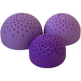 Siftr 060648610646 Purple Nesting Can Strainer Mini Colander Set - Space Saving Small