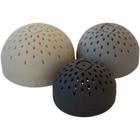 Siftr 060648610653 Grey Nesting Can Strainer Mini Colander Set Space Saving Small Colanders And S