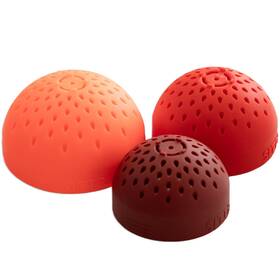Siftr 060648610882 Red Nesting Can Strainer Mini Colander Set Space Saving Small