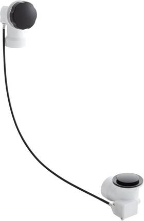 478496 Signature Hardware Pvc Cable Drain Overflow For 17 Inch 22 Deep Alcove Tubs