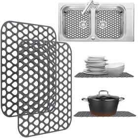 X11.4 Sink Protex 198168565735 2 Pack Protectors For Kitchen 13.4 Inch Non-slip Silicone M X11.4 Sink Protex 198168565735 2 Pack Protectors For Kitchen 13.4 Inch Non-slip Silicone M