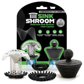 Ssulcm919 Sinkshroom Ultra Revolutionary Bathroom Sink Drain Protector Stainless Steel