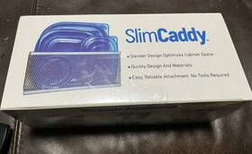 Slim Caddy 860006995102 Original Cabinet Door Organizer Optimize Your Space Silver