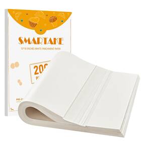 B0ffmtfcsh Smartake 200pc Parchment Paper Baking Sheets 13x18 Non-stick Precut For Oven