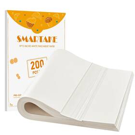 B0ffmvpnjk Smartake 200pc Parchment Paper Baking Sheets 10x15 Non-stick Precut For Bake