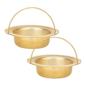 Sh-00205 Snailhouse Sink Strainers 2 Pack 4.5 Inches Stainless Steel Kitchen Mesh Drain Bas