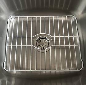 Sofinni 880604601113 Kitchen Sink Protector White Grate Insert Grid Bowl Rack Rust Prevent