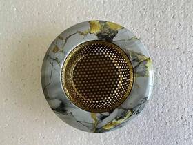 Spk-a003-0201 Solorprint Kitchen Sink Drain Strainer 2 Pcs Stainless Steel White Marble Clog-free