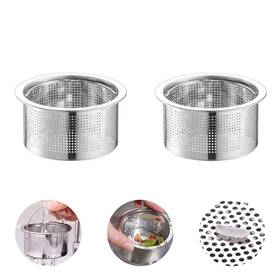 Soogree 734914241845 2 Pack Sink Drain Strainer 3 Inch Diameter With Handle 304 Stainless