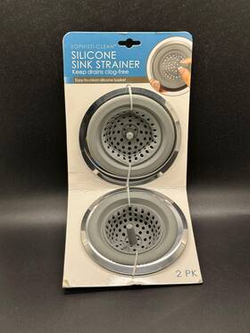 Sophisti-clean 714415402600 Silicone Sink Strainer 2 Pack