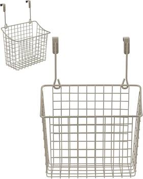 56377 Spectrum Diversified Hanging Baskets For Organizing Large Satin Nickel Powder Coat 56377 Spectrum Diversified Hanging Baskets For Organizing Large Satin Nickel Powder Coat