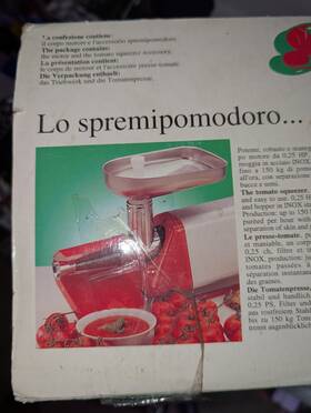 Art-2121sp Spremy 2121-aepi Vintage Electric Tomato Strainer Aepi Made In Italy