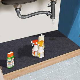 Sshzen 738295112398 Under The Sink Mat Cabinet Absorbent/waterproof 24 Inch W X 30 L